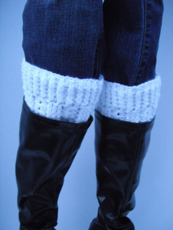 crochet boot cuffs